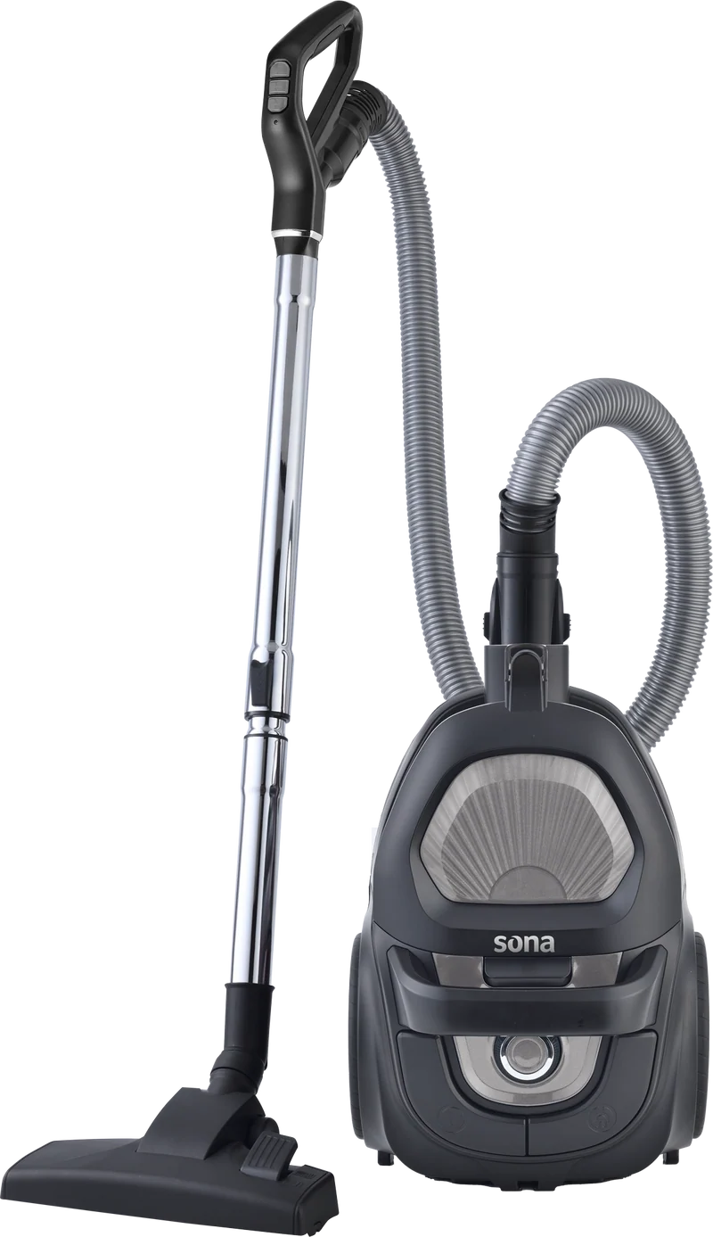 Sona Vacuum Cleaner 2400W Cyclone Technology HEPA Filter 3.5L Bagless Speed Control Gray - SVC-24