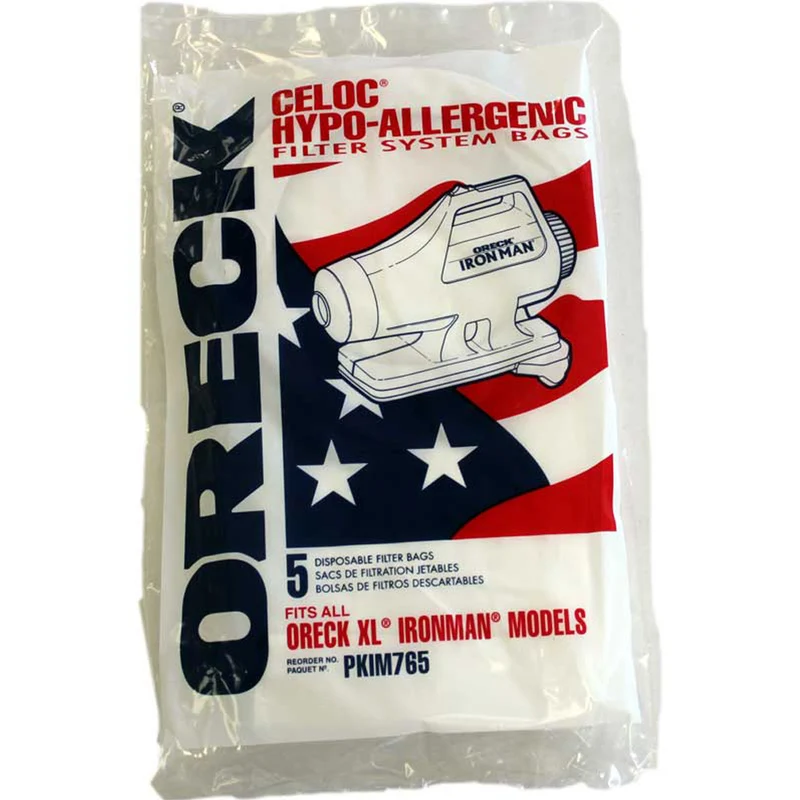 Oreck XL Ironman Vacuum Bags - 5 Bags