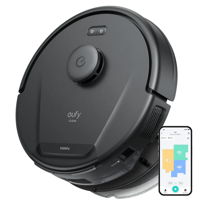 Anker Eufy L60 Hybrid Robot Vacuum Powerful & Smart Cleaning - Black