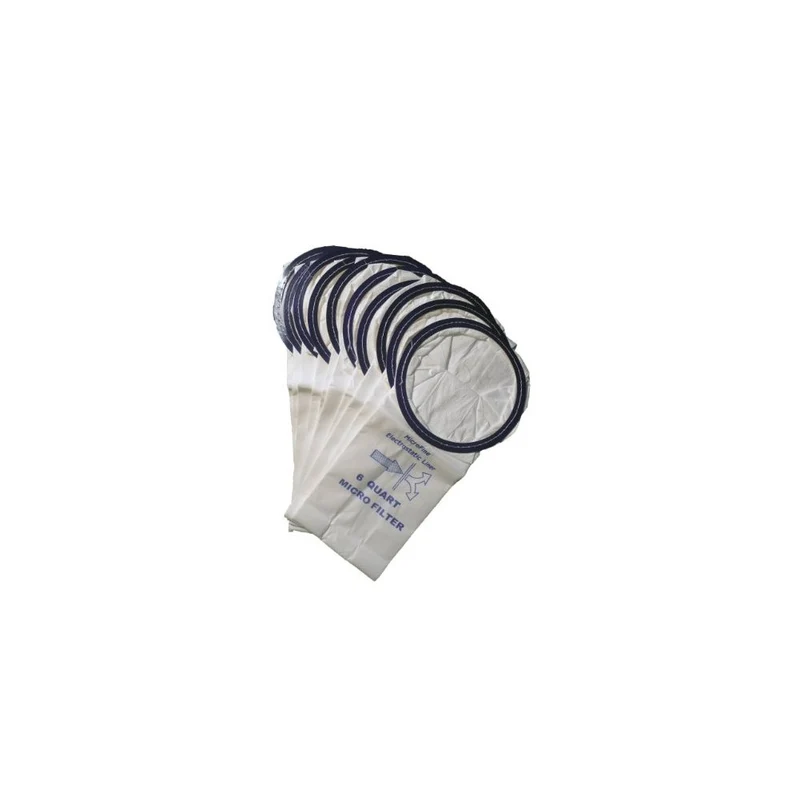 10 Commercial Vacuum Cleaner 6 QT Bag ProTeam, Allstar, Perfect, Sandia, Nobles, Windsor, 62112 Sanitaire BP-1 Back
