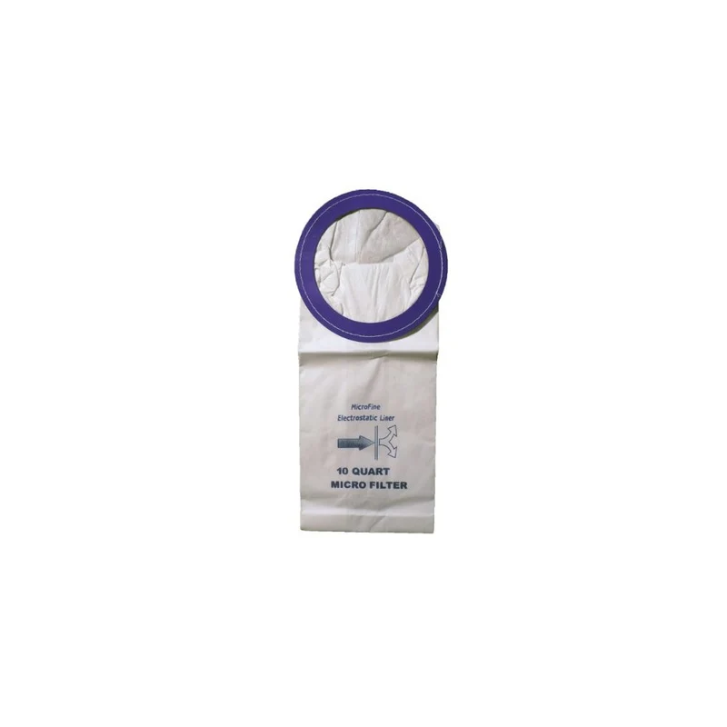 10 Commercial Backpack Vacuum Cleaner Bags 10 Quart, Clarke, Coach, Sandia, Windsor, Proteam, Raven, Perfect, EDIC,