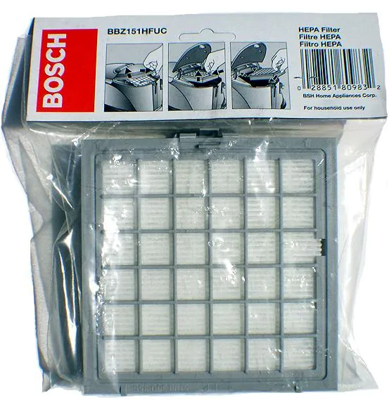Genuine Bosch BBZ151HFUC HEPA Filter Premium Canister series, 00578732, BBZ151HF, VZ151HFB