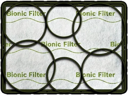 Genuine Bosch 468637, BBZ11BF & VZ11BF Bionic Air Fresh Filter for Premium Canister series #00468637 00461669, 00576474