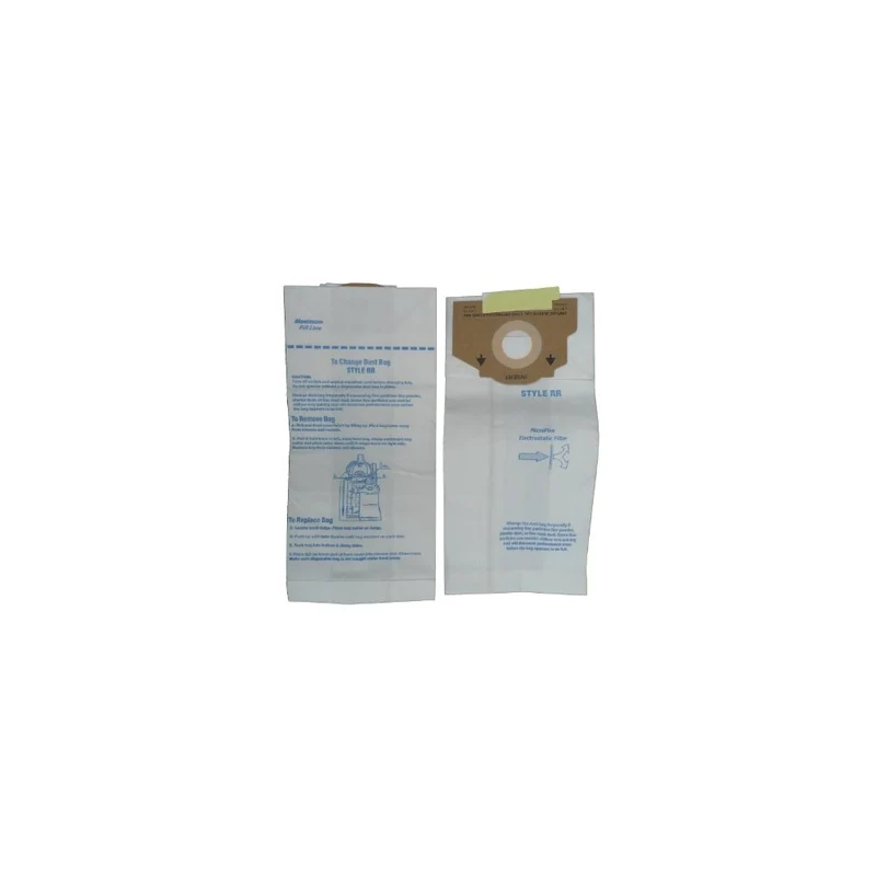 6 Eureka Type RR Upright Allergy Vacuum Bags, Omega Upright, Ultra, Boss Smart Vacuum Cleaners, 4800 Series...4870,