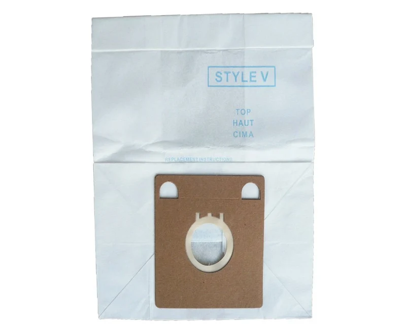 6 Eureka Style V Vacuum Bags, Power Team, Powerline, Canisters, World Vac, Home Cleaning System Vacuum Cleaners, 38