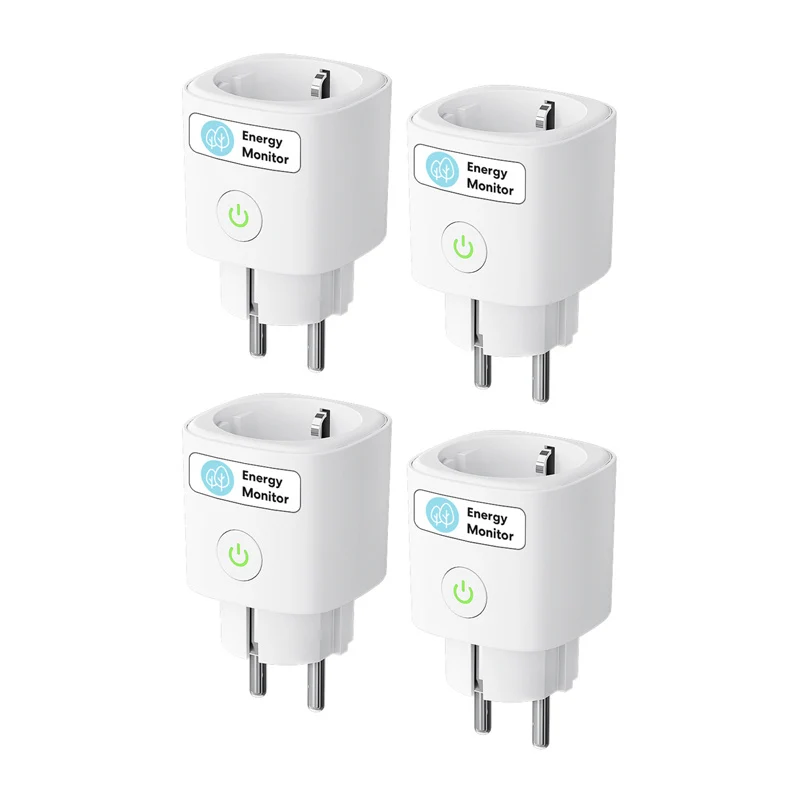 MEROSS MSS315CFH-EU Smart Plug with Energy Monitoring (Matter) (Set of 4)