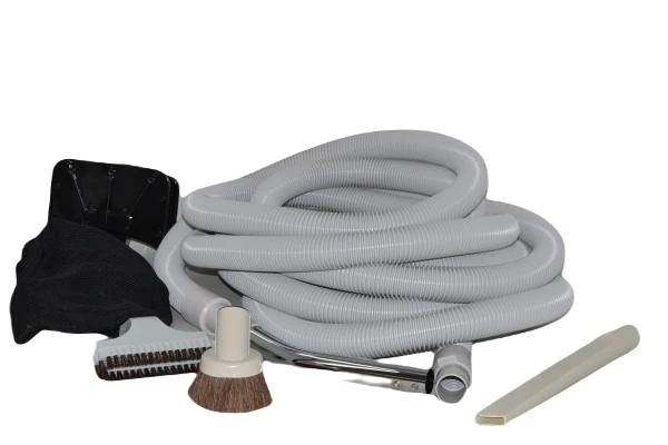 Universal Central Vacuum 30Ft Hose, Garage Kits W/ Grey Tools # 06-4930-01