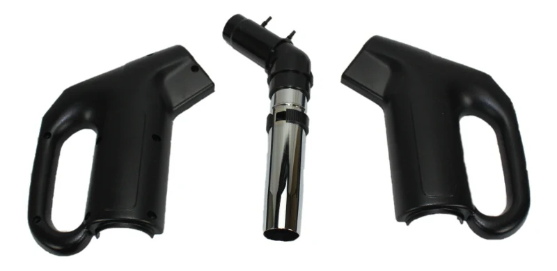 Central Vacuum Black Pistol Grip Kit WITHOUT Switch Harness, Fits Electric Hoses # HD400GPR01, BI-3402