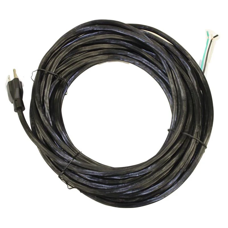 Fit All Heavy Duty 50 Feet 18 Gauge 3 Wire Black Commercial Vacuum Power Cord