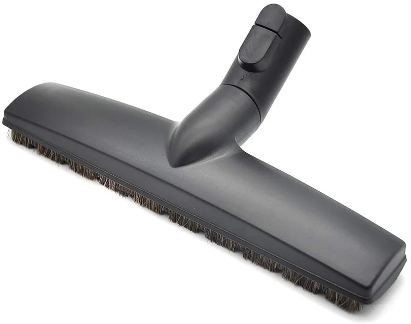 Replacement of SBB Parquet Anti-Collision Smooth Floor Brush with Horsehair for Miele Vacuum Cleaner 35mm 1 3/8", 12" Width. Parking Lug