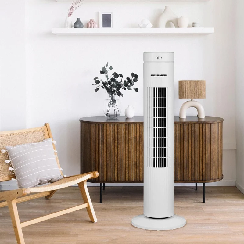 Bokštinis ventiliatorius 35W 60° 76cm HTF-M35WH HEINNER