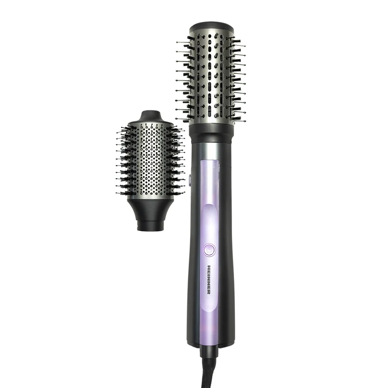 Karšto oro šepetys 1200 W, pilkos/violetinės spalvos, HAB-Y12DC-GY2 HEINNER