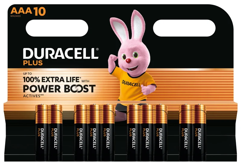 Duracell Plus Engångsbatteri AAA Alkalisk
