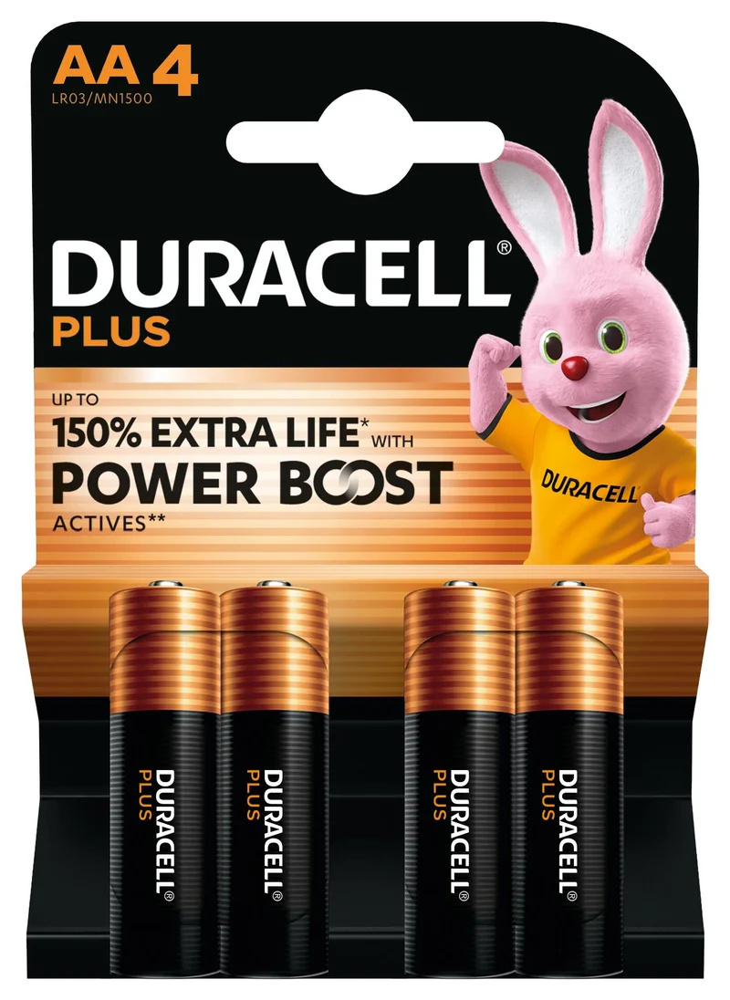 Duracell Plus Engångsbatteri AA Alkalisk