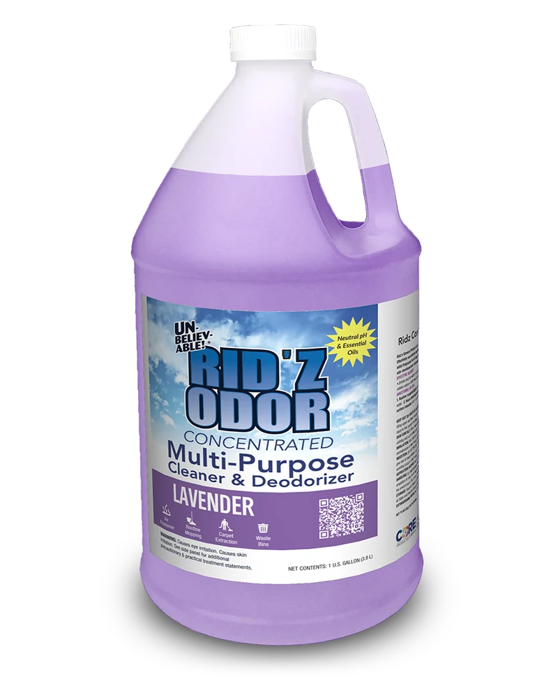 Core Unbelievable Rid'z Odor Super Concentrate, Lavender 128 oz, #UKO-655