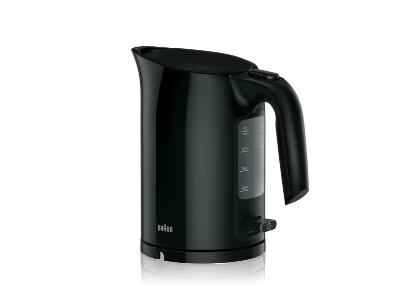 Braun PurEase Electric Kettle 2200W 1.7L Rapid Boil – Black (WK3100BK)