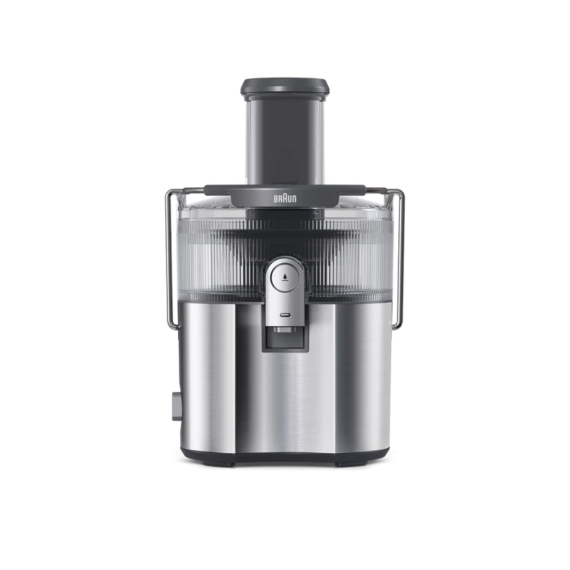 Braun MultiJuice 7 Centrifugal Juicer 1000W 2L ColdXtract Technology 2 Speeds Stainless Steel Filter – Grey (SJ7000)