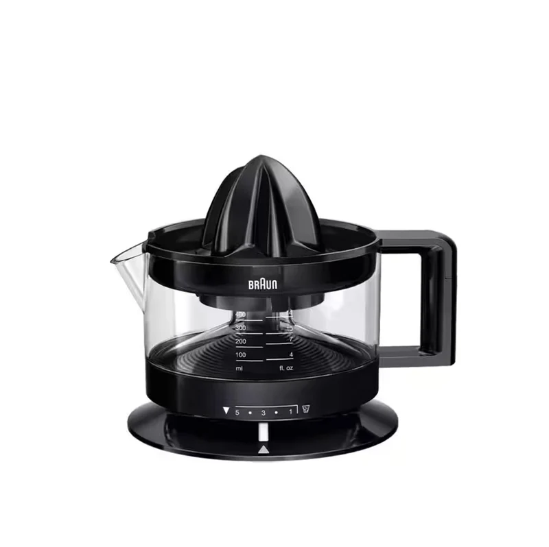 Braun CitrusQuick 1 Citrus Juicer 40W 400ml Adjustable Pulp Control – Black (CJ3000BK)