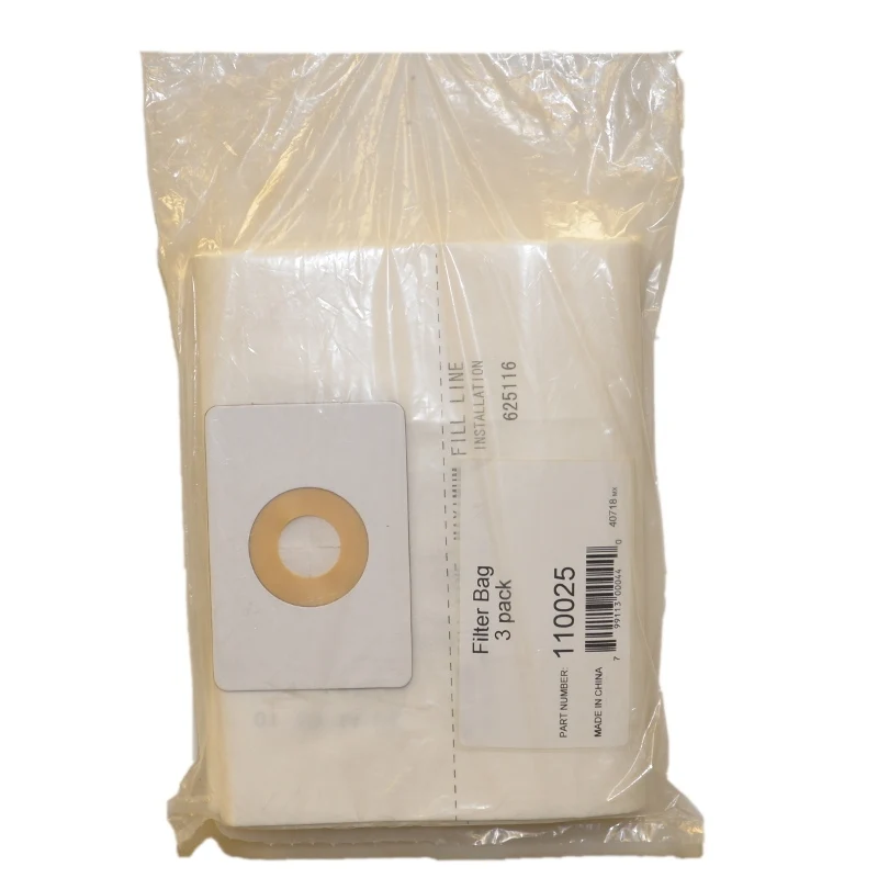 Beam 166,167,168, 169 Condo Central Vacuum Cleaner 5 Gallon Paper Bags 3/pk # 110025
