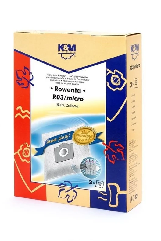 Dulkių siurblio maišelis K&M R03 MICRO