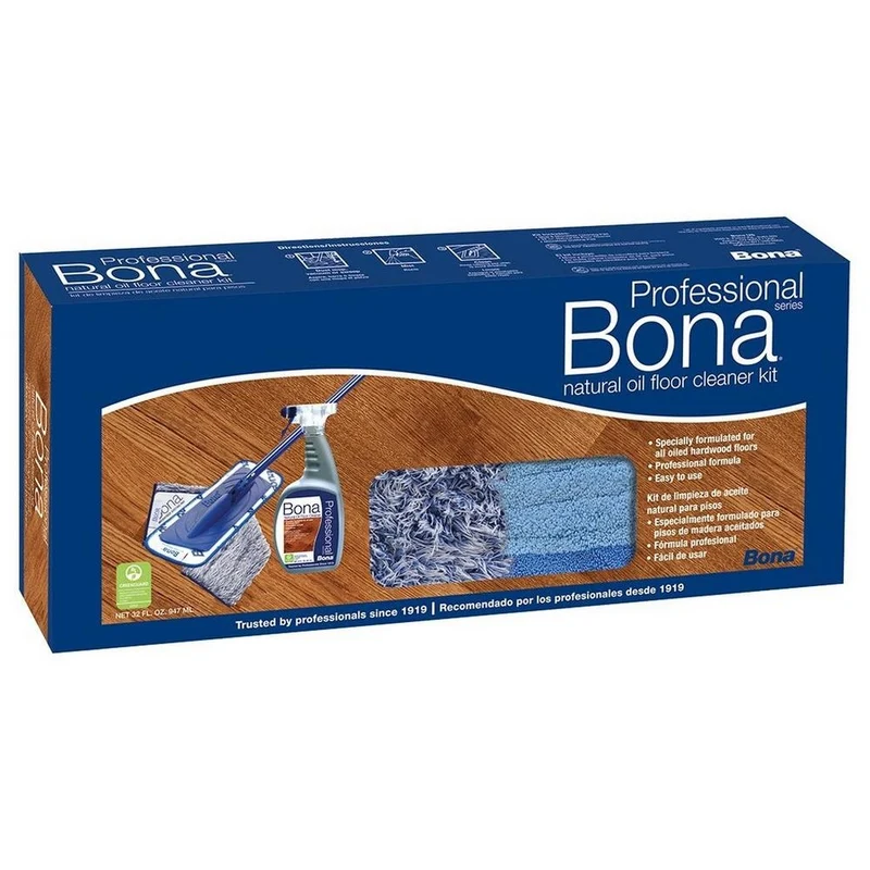 Bona Professional Series Natural Oil Floor Cleaner System Mop Kit #WM710013417