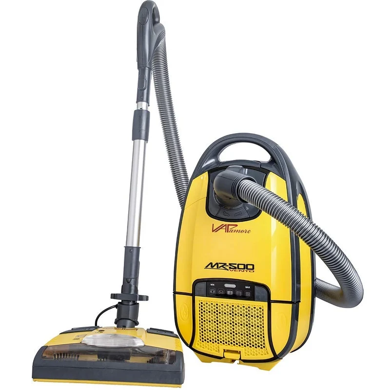 Vapamore MR500 Vento Canister Vacuum with Powerhead, 1400W, 26' Cord