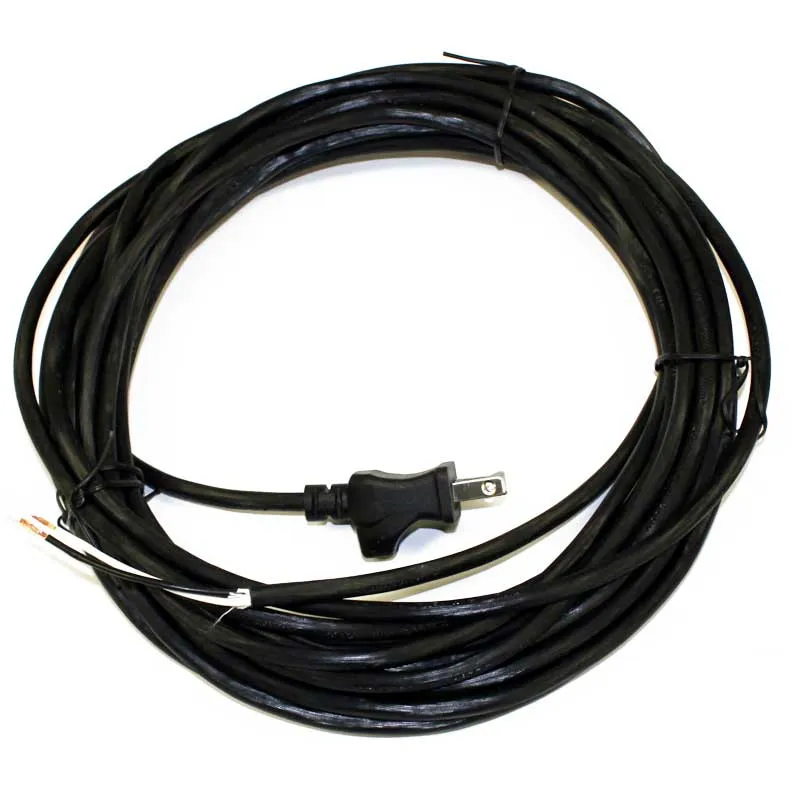 Replacement Shop Vac Vacuum Power Cord 2 Wire 17 Guage, 12amp. Replaces 822467-1