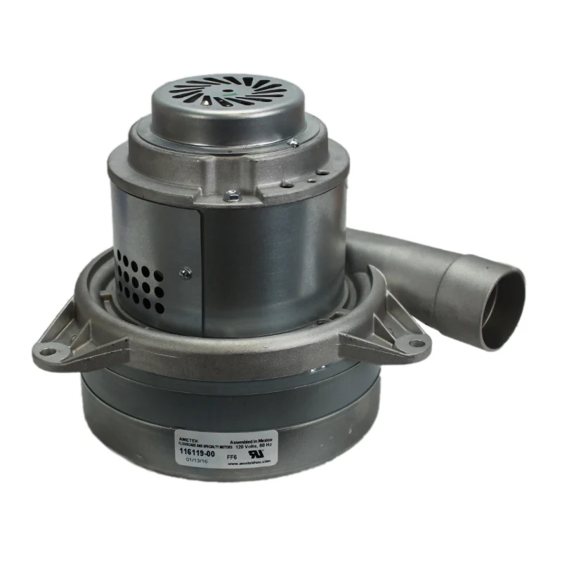 Lamb Ametek 116119-00 - 3 Stage Motor with Tangential Bypass, 7.2" Body Diameter and 120 Voltage