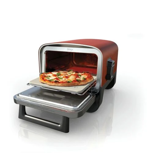 Ninja Woodfire Outdoor Pizza Oven 8-in-1, EU OO101EU, raudona spalva