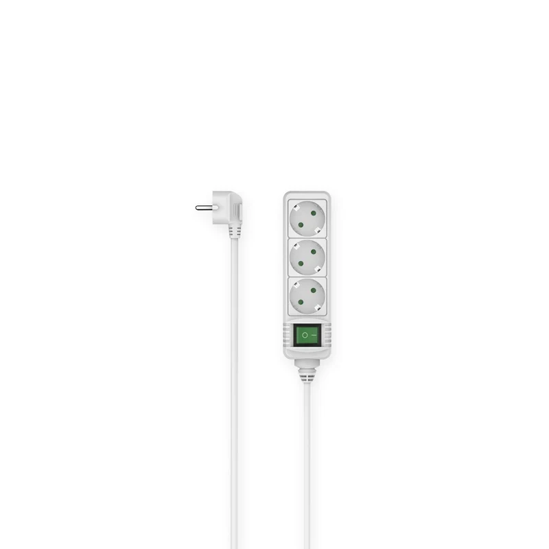 Hama 00223002 förlängningssladdar 3 m 3 AC-utgångar inomhus Vit
