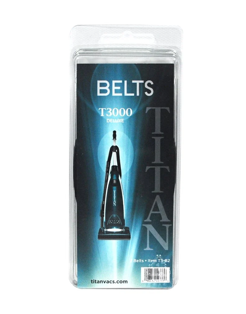 Titan T3000 Deluxe Upright Vacuum Belts # T3-B2 - 2/pk