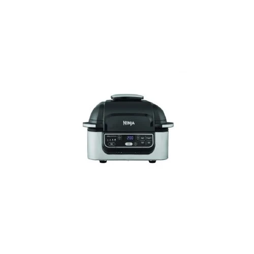 Ninja Foodi Smart Grill ir karšto oro gruzdintuvė 5.7L Dishwasher Safe Parts, / EU AG301EU, sidabrinė / juoda spalva