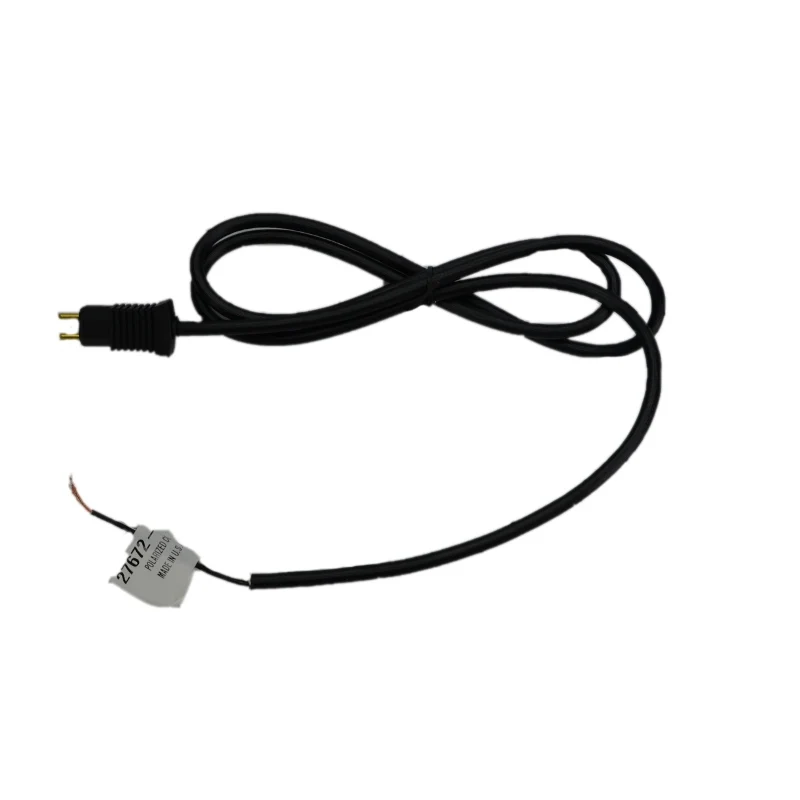 48" Black Polarized 2-wire Power Nozzle Cord for Eureka and Beam
