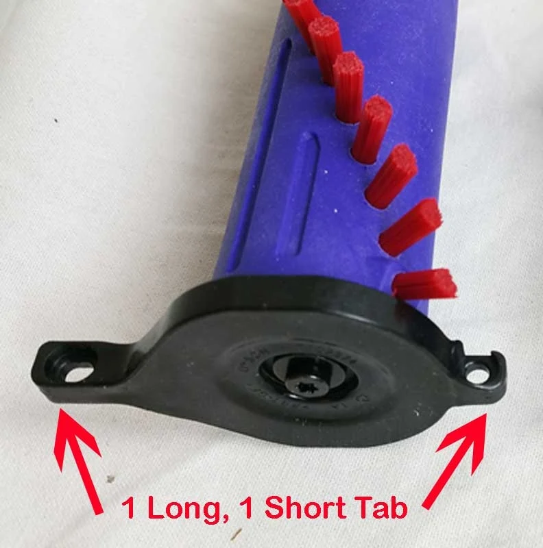 Dyson Brushbar Service Assembly 966870‑01 for for DC77, UP14 Upright Vacuums - One Short and One Long Tab