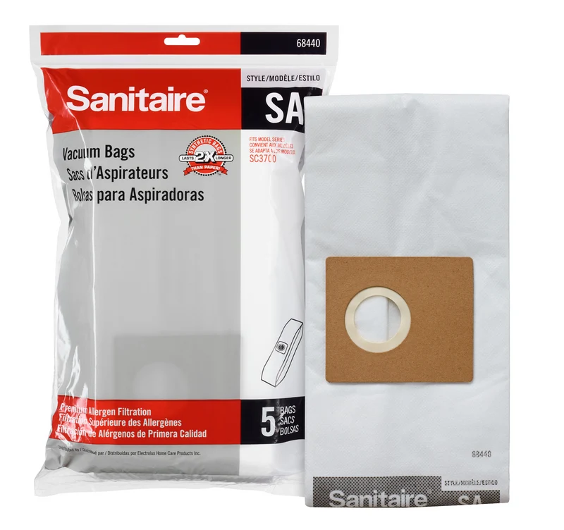 Sanitaire Style SA 68440-10 Disposable Allergen Dust Bags - 5/pk