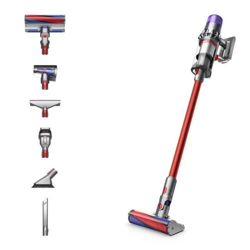 Dyson V11 Fluffy belaidis dulkių siurblys / EU 476550-01, sidabrinė / raudona spalva