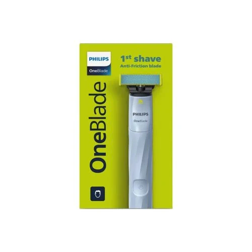 Philips Shaver OneBlade 1st Shave su Anti Friction Blade QP1324/20 EU, mėlyna spalva