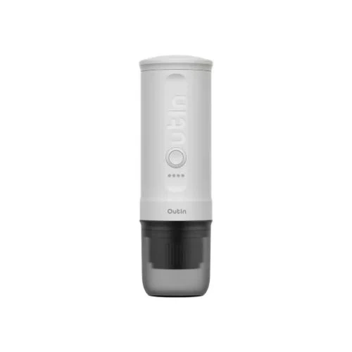 Outin Nano nešiojamas Espresso Machine, 80ml, 7500 mAh, Pearl EU, balta spalva