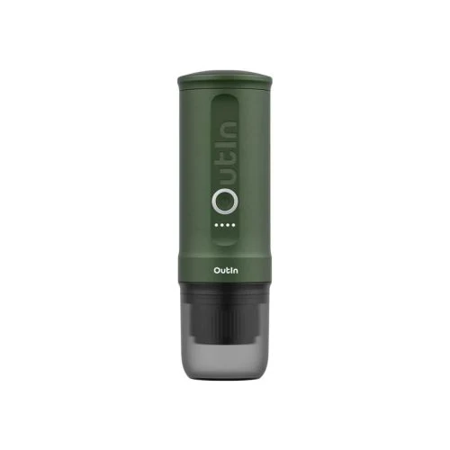 Outin Nano nešiojamas Espresso Machine, 80ml, 7500 mAh, Forest EU, žalia spalva