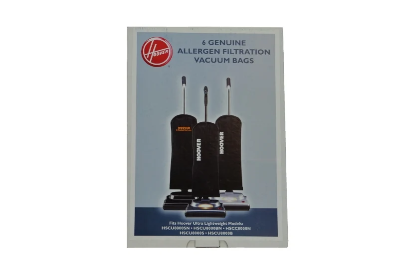 Hoover Ultra Lightweight Allergen HEPA Vacuum Cleaner Bags 93001849 for HSCU8000SN, HSCU8000BN, HSCC8000N, HSCU8000S, HSCU8000B, A812
