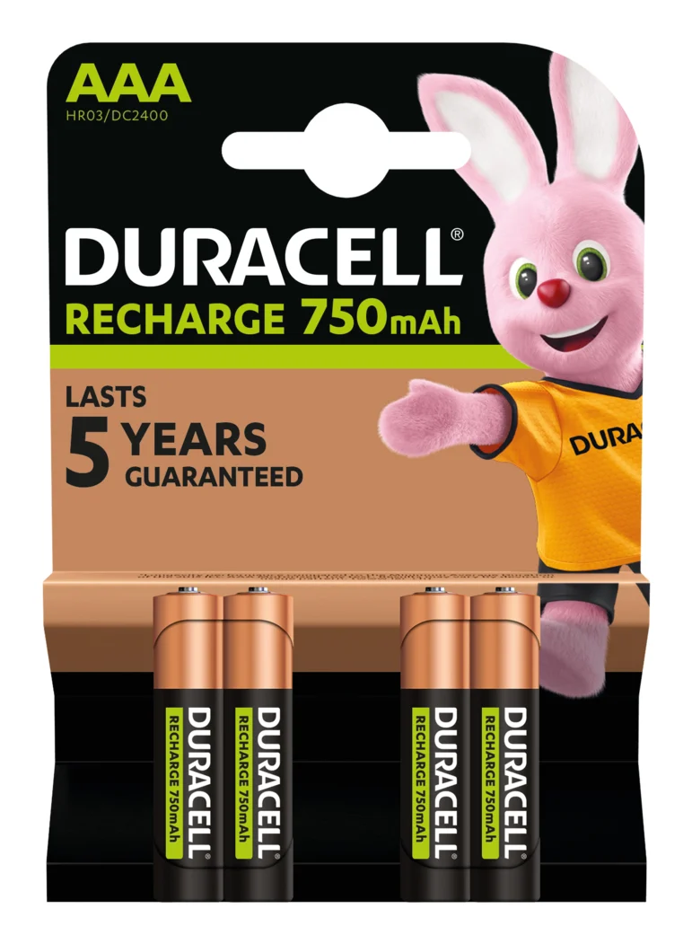 Duracell AAA (4pcs) Laddningsbart batteri Nickel-metallhydrid (NiMH)