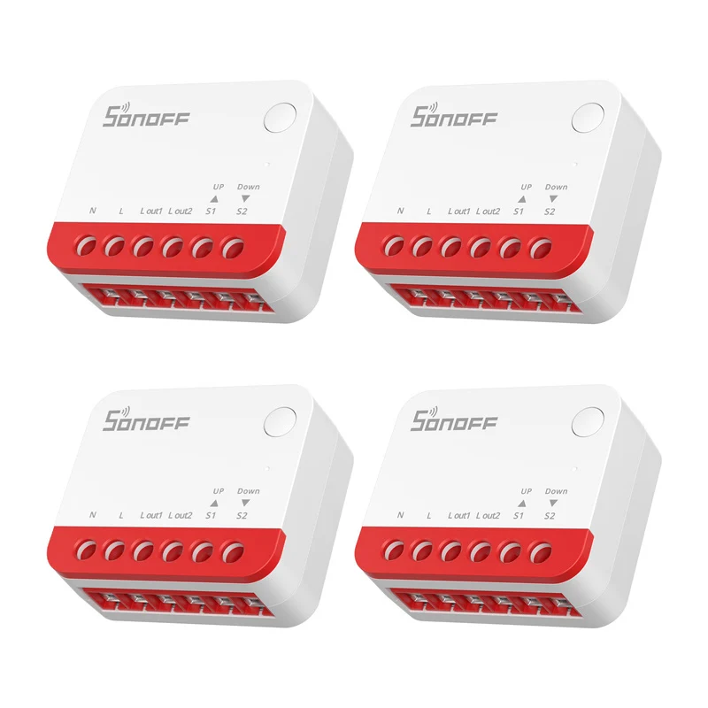 Smart ZigBee roller shutter switch Sonoff MINI-ZBRBS (4pak)
