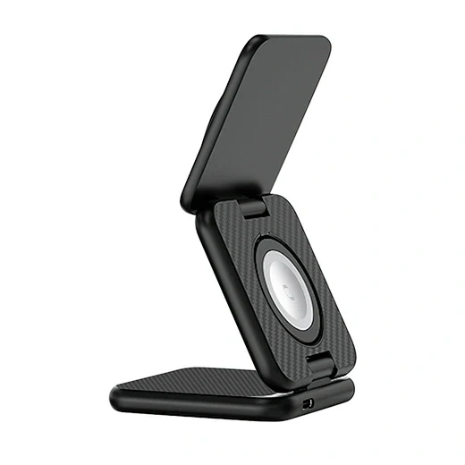 WiWU Kevlar 3-in-1 Wireless Charger - 15W Fast Charging | Wi-W035