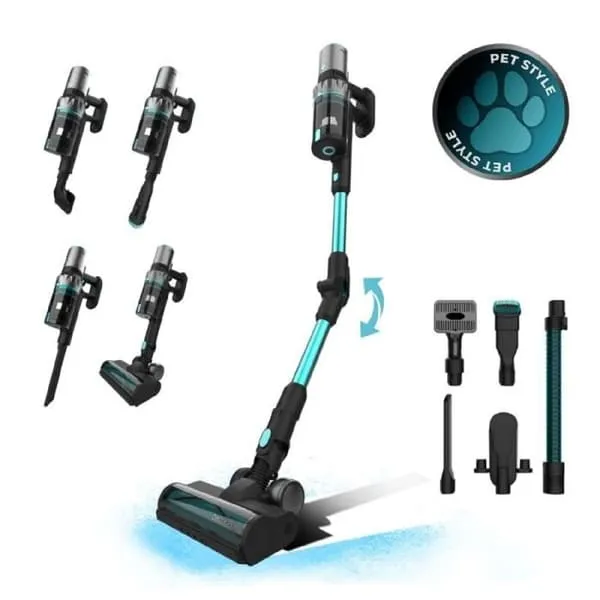 Cecotec Conga Rockstar 2500 Thunder Pet 400W — Cordless Vacuum Optimized for Pet Hair