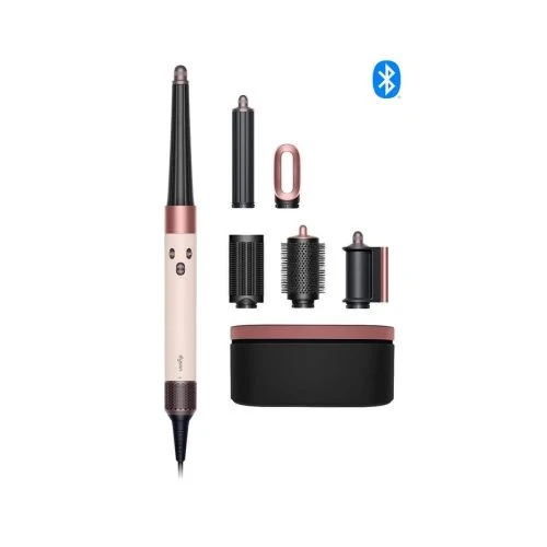 Dyson Airwrap I.D. Straight + Wavy Multi-Style Complete Long Styler ir Dryer HS08 / EU 601848-01, keraminė rožinė / rožinio aukso spalva