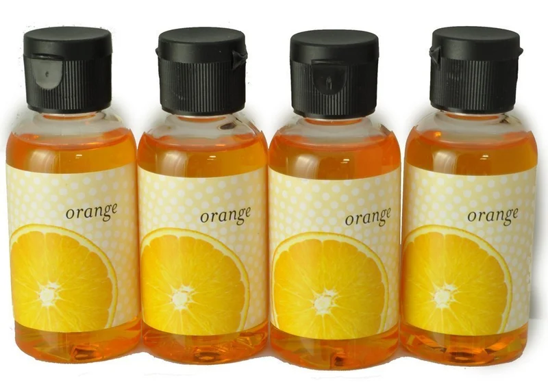 Rainbow Vacuum Cleaner Scents Scented Drops Air Freshener Fragrance Orange 4 Bottles