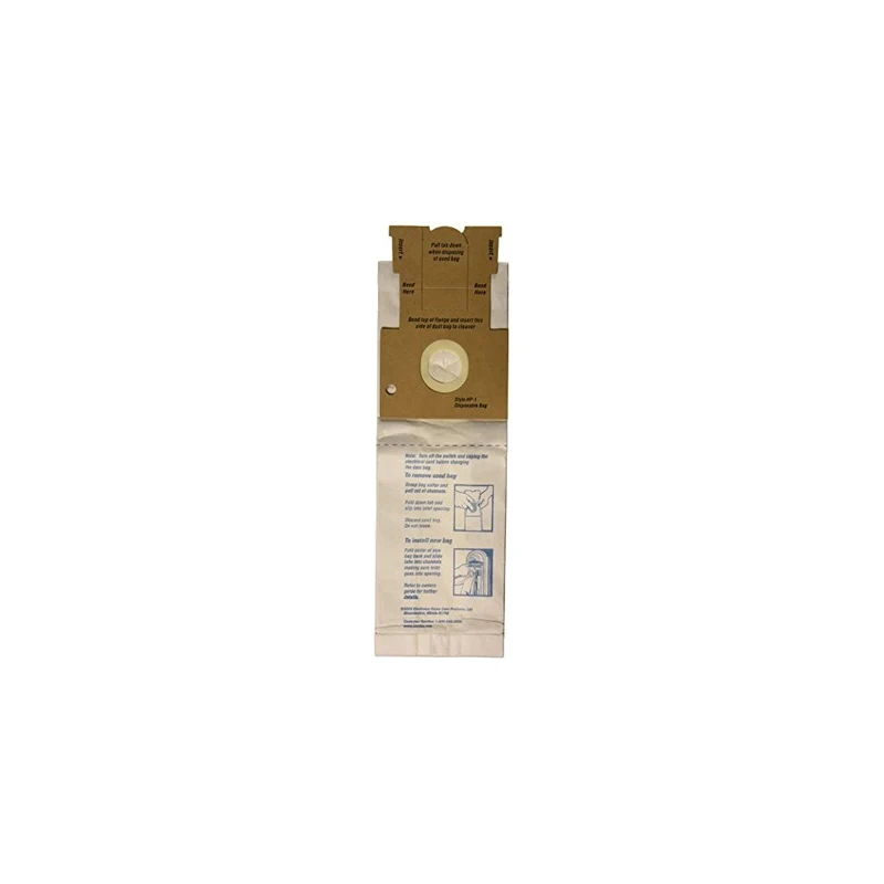 Eureka HP-1 Dust Bag 62423 - 3 bags - By Envirocare Technologies, GE-1, 155
