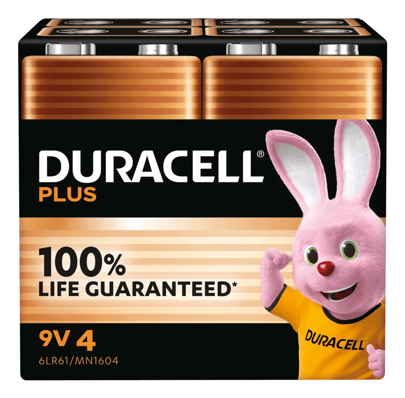 Duracell Plus Power Engångsbatteri 9V Alkalisk