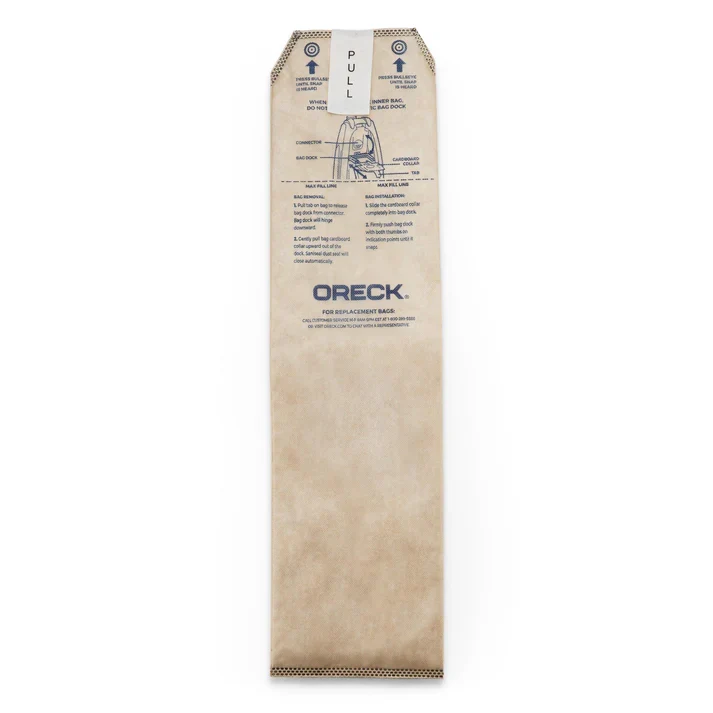 6 Oreck Hepa Odor Fighting Vacuum Bags For Oreck Magnesium & Discover Uprights UK30500, UK30500PC, LW100, LW1500