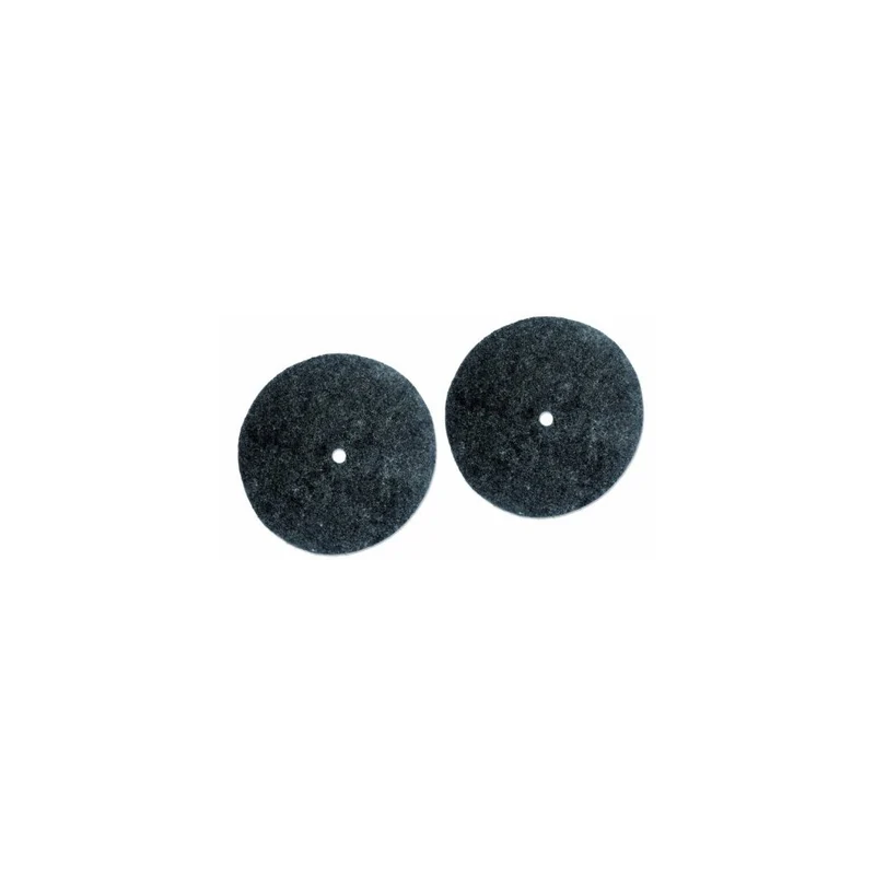Koblenz Genuine Felt Buffing Pads Pack of Two Pads and Two Plastic Retainers, 4501037, 51-3903-06